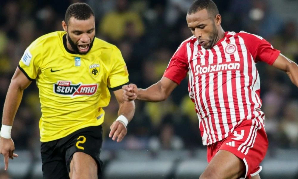 ΑΕΚ-Ολυμπιακός 1-1: Χωρίς νικητή το ντέρμπι στη Νέα Φιλαδέλφεια